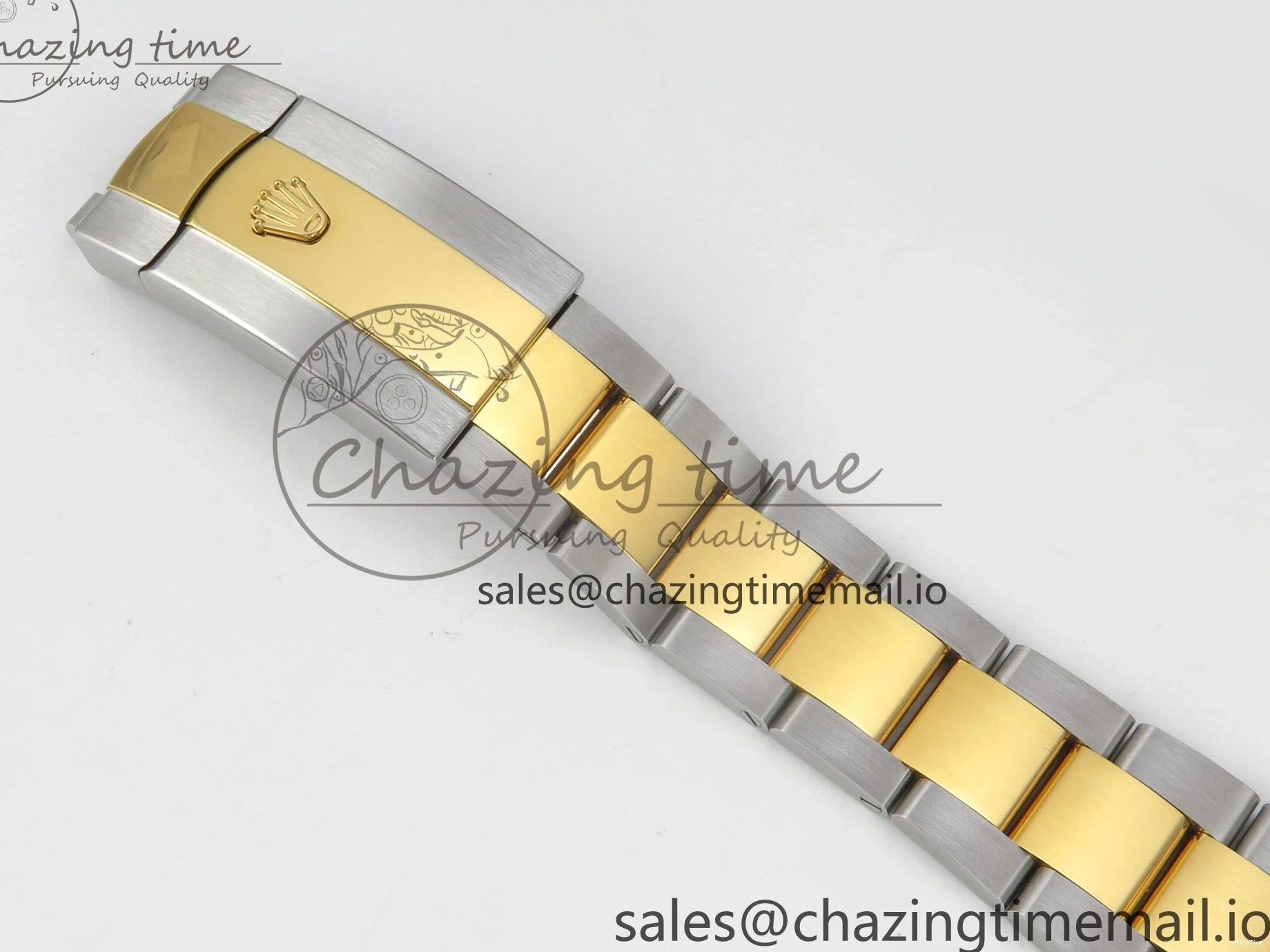 MiroTime 0510 Unisex DateJust 36 SS YG ARF 1:1 Best Edition 904L Steel YG Leaf Dial on Oyster Bracelet SH 92